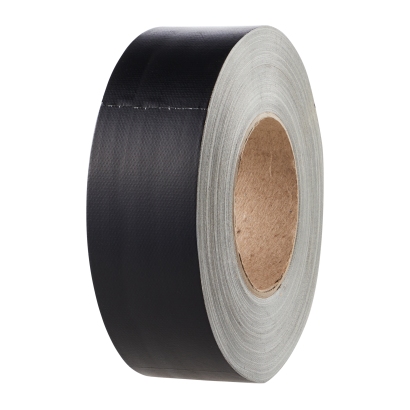 Premium fabric tape matt black | 50 mm
