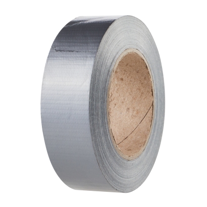 Fabric tape strong and permanent adhesive silver | 38 mm