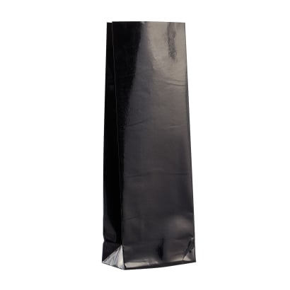 Block bottom bags black 105 x 65 x 297 mm