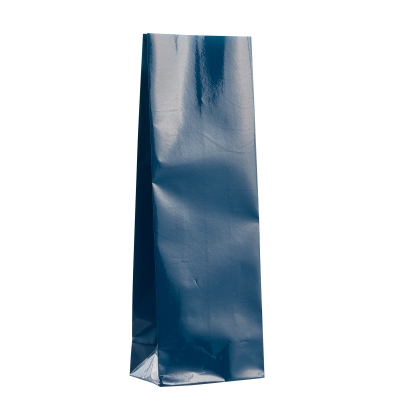 Block bottom bags blue 70 x 40 x 205 mm