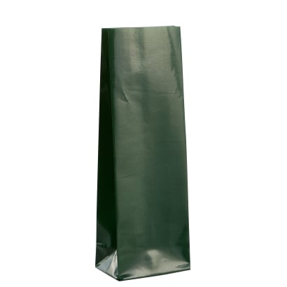 Block bottel bags green 105 x 65 x 297 mm