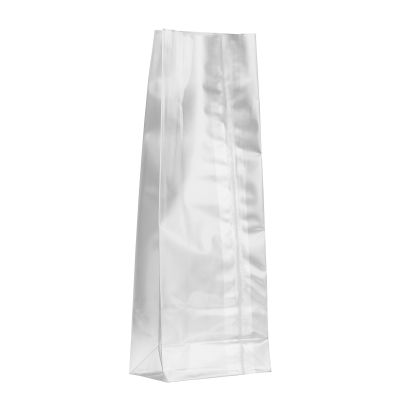Block bottom bags with sealing seam, OPP foil, 70 x 40 x 195 mm | 40 µm
