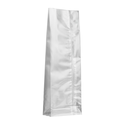 Block bottom bags with sealing seam, OPP foil, 80 x 40 x 240 mm | 50 µm