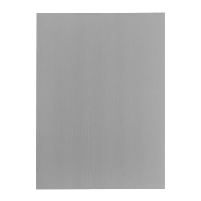 Cardboard back cover A4, linen structure grey