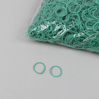 Rubber bands, green 20 mm | 1 mm