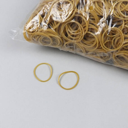 Rubber bands, ecru 25 mm | 1.5 mm