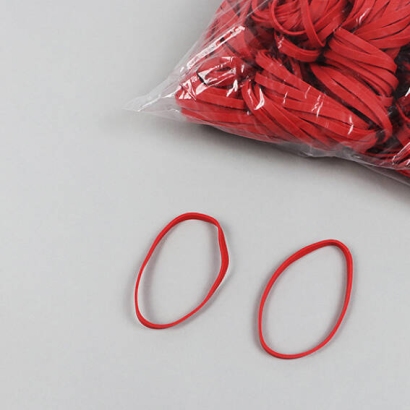 Rubber bands, red 50 mm | 4 mm