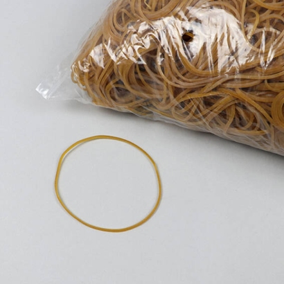 Rubber bands, ecru 60 mm | 1.5 mm