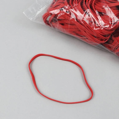 Rubber bands, red 80 mm | 4 mm