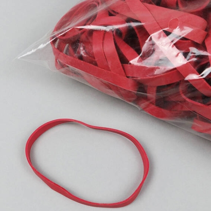 Rubber bands, red 80 mm | 8 mm
