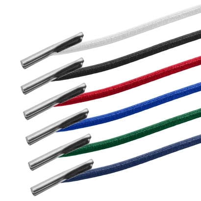 Elastic cords with two metal ends 