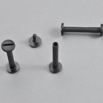 Plastic binding screws 30 mm | black