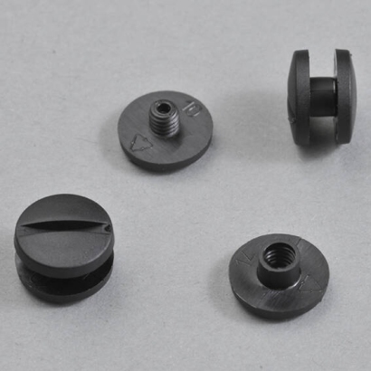 Plastic binding screws, 3.5 mm | black