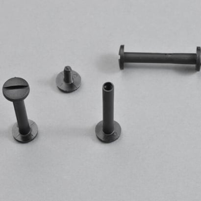 Plastic binding screws, 40 mm, black 40 mm | black