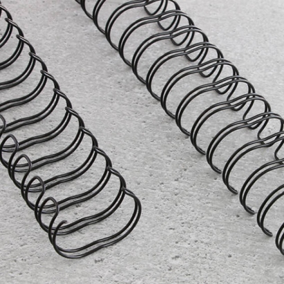 Wire bindings 2:1, A4 14,3 mm (9/16") | black