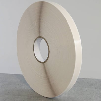 Double-sided adhesive tissue tape with fingerlift, strong adhesive, VL15-FL 10 mm | 500 m