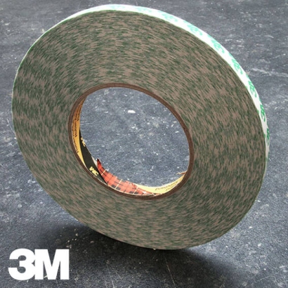 Double-sided adhesive PVC tape, very strong/very strong, 3M 9087 12 mm