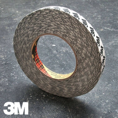 3M 9086, double-sided adhesive tissue tape, very strong acrylic adhesive 6 mm