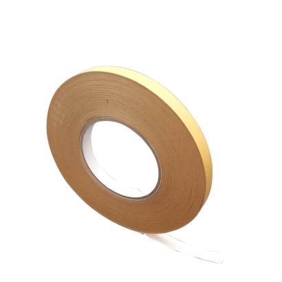Double-sided adhesive PVC tape, white, strong acrylic adhesive, CLM22 6 mm