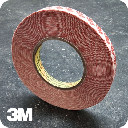 Double-sided adhesive PET tape, very strong/very strong, 3M 9088 