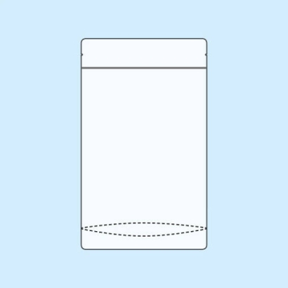 Stand Up Pouches transparent 110 x 185 mm