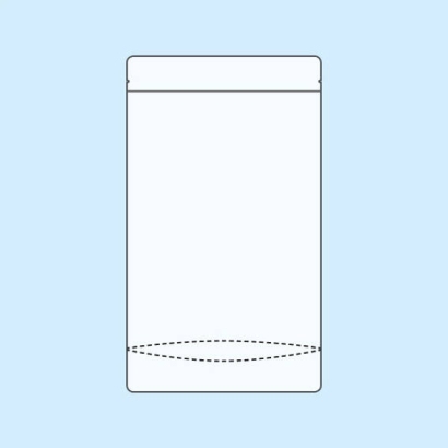 Stand Up Pouches transparent 130 x 225 mm
