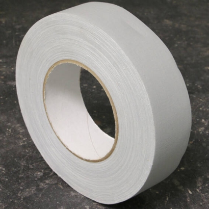 One-sided adhesive fabric tape, duct tape grey | 38 mm