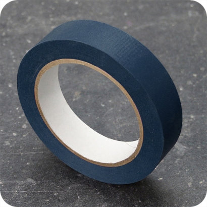 Best Price spine tape, special paper, linen structure blue | 38 mm