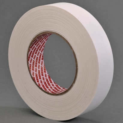 REGUtex R spine tape, cloth tape, fabric structure, laquered white | 25 mm