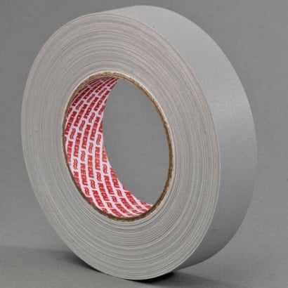 REGUtex R spine tape, cloth tape, fabric structure, laquered grey | 25 mm