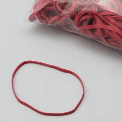 Rubber bands, red 100 mm | 5 mm