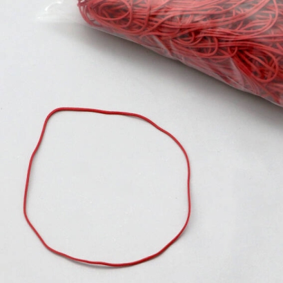 Rubber bands, red 120 mm | 1 mm