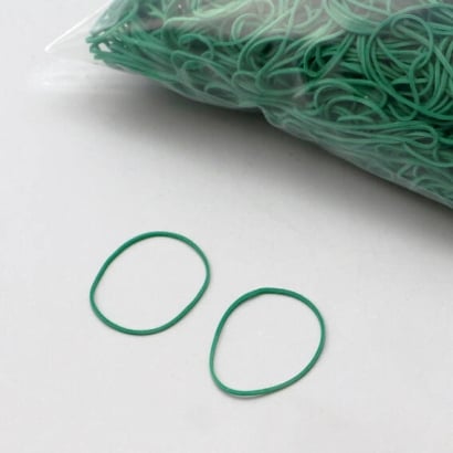 Rubber bands, green 40 mm | 1 mm
