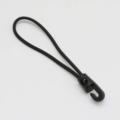 Bungee loops with hook 150 mm | black