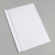 Thermal binding folder A4, leather board, 15 sheets, white | 1,5 mm | 240 g/m²