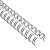 Wire bindings 3:1, A5 12,7 mm (1/2") | silver