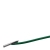 Elastic cords 190 mm with two metal ends, green 190 mm | green