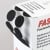Fastener dots in dispenser box, 230 sets, 20 mm, self-adhesive black | Diameter: 20 mm