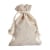 Small bags linen look, narrow side open, natural colour, pack of 10 pieces, 130 x 180 mm
