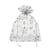 Christmas organza bags 150 x 200 mm | white|silver | Snowflake/ice crystal