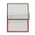 Magnetic frames A3 red | self-adhesive