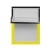 Magnetic frames A5 yellow | self-adhesive