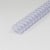 Plastic binder spines A4, oval 38 mm | transparent