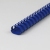 Plastic binder spines A4, oval 38 mm | blue
