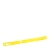 Loop tag for keys, HDPE film yellow