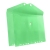 Document folders A4, different colours, filing strip green