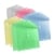 Document folders for insert A4, filing strip, with flap and velcros (10 pieces) blue|green|yellow|transparent|light pink