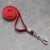 Lanyards, 10 mm wide red | with rotabable metal hook
