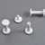 Plastic binding screws 16 mm | white