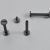 Plastic binding screws 35 mm | black